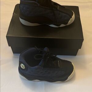 Jordan 12 Retro Sneakers Blue / Black / White Toddler Size 8C GUC